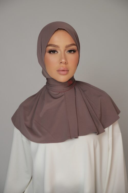 Muted mauve meets red